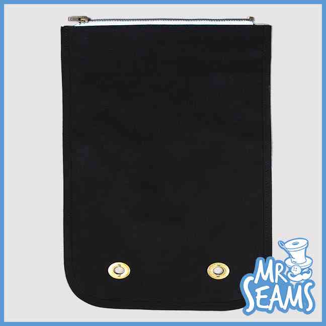 A FlapSwap - Custom Flap with gold buttons on it.