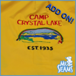 Camp Crystal Lake Sign (On Back) +$25.00