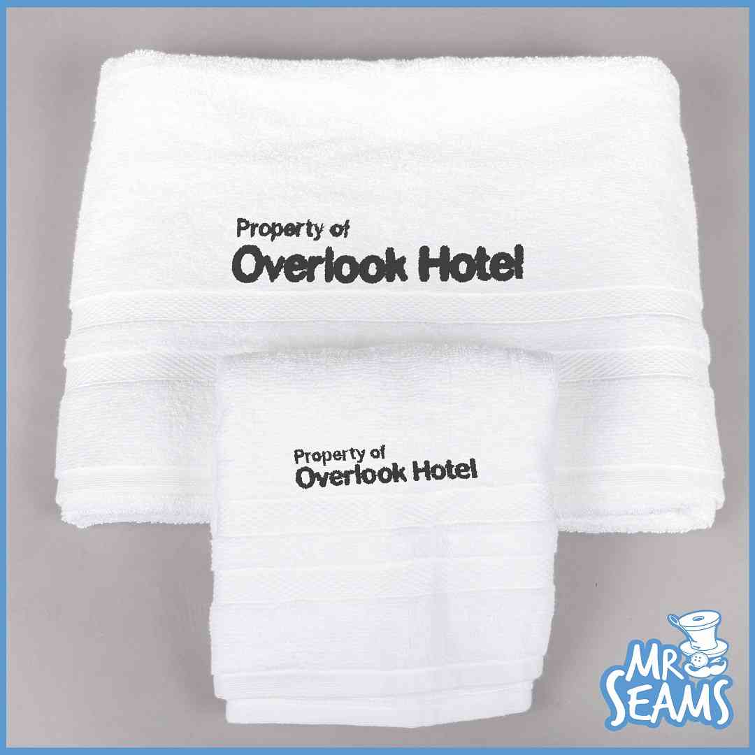 Overlook Hotel Bath Towels  Custo Horror Towels 