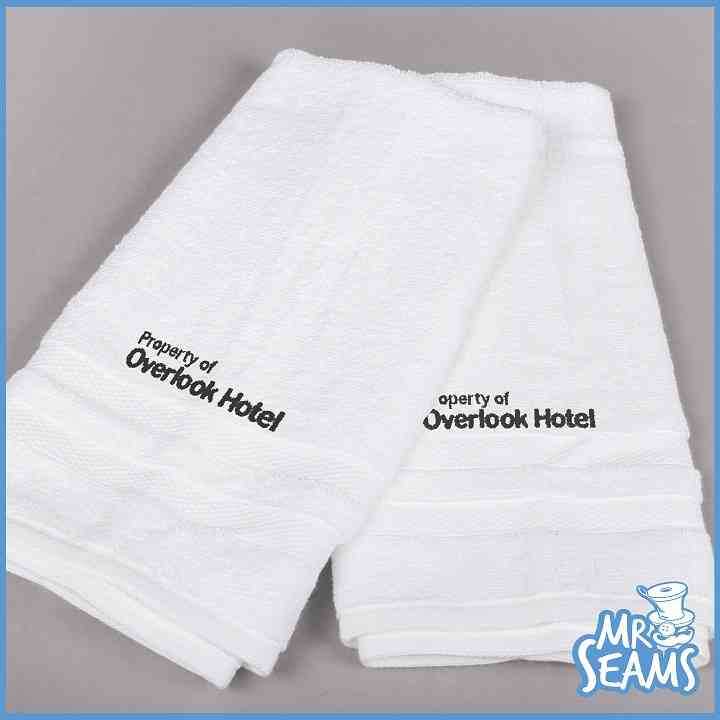 overlook hotel hand towel set
