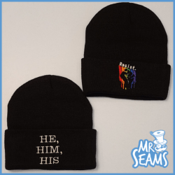 LGBTQIA+ & Pronouns Beanie