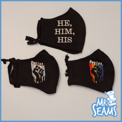 LGBTQIA+ & Pronouns Face Mask