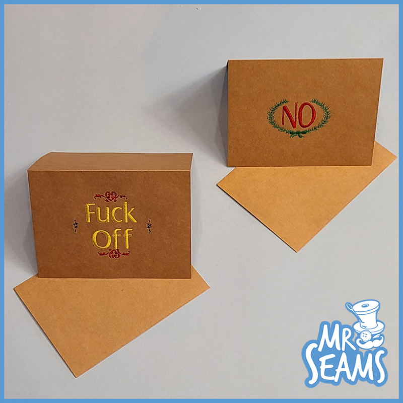 Sew Rude Greetings Cards | Custom Greeting Cards - MrSeams.com