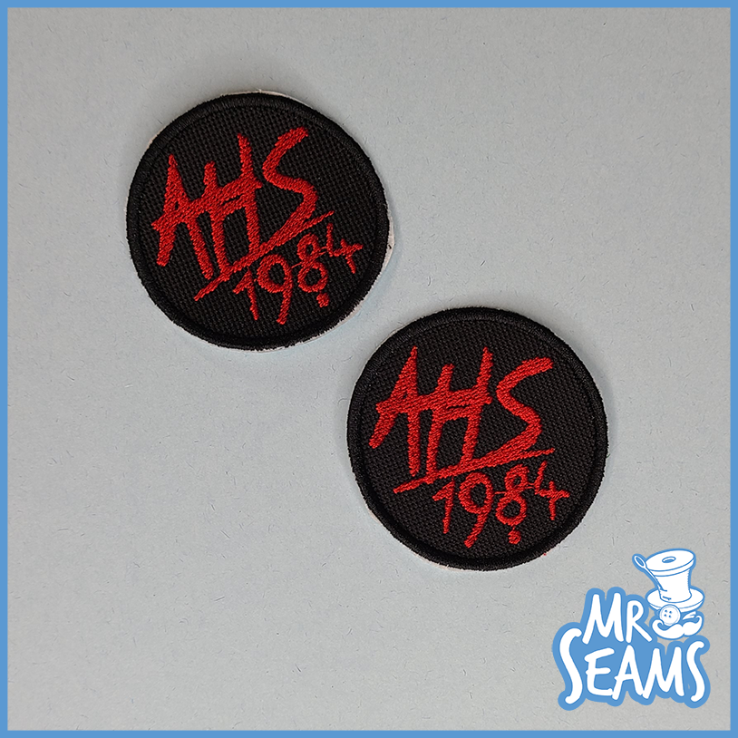 Mr seams - ahs 1988 embroidered patches.