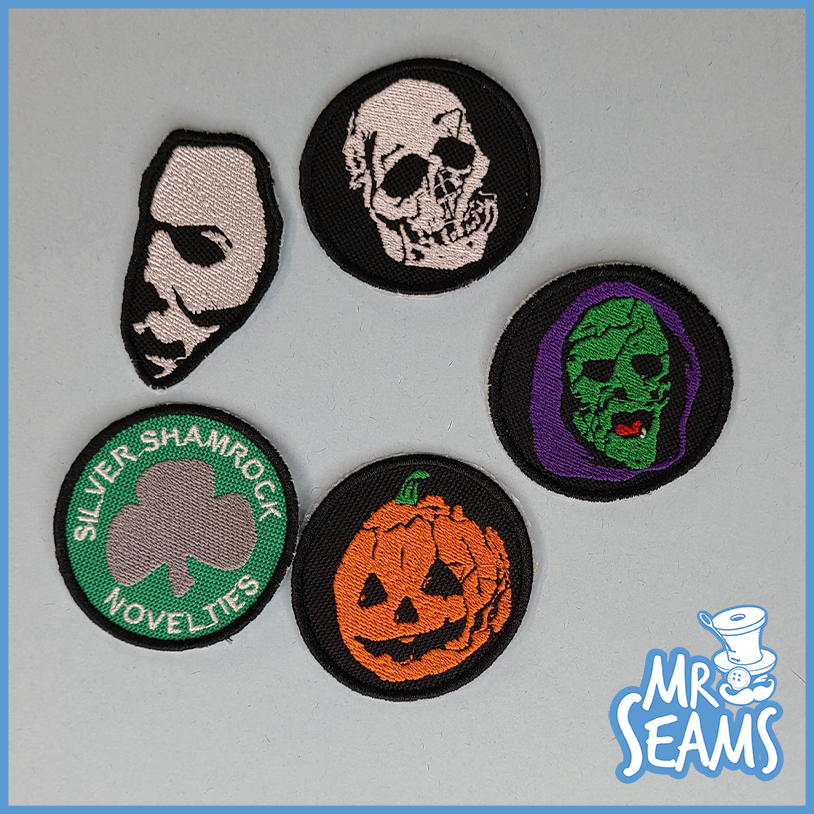 Mr seams halloween patch set.
