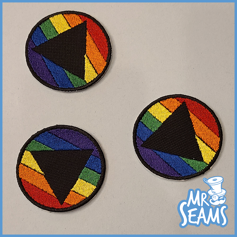 Mr seams Pride Triangle Patches.