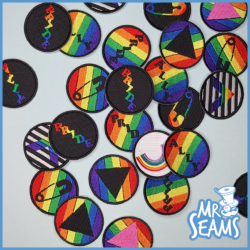 Mr. Seams Pride Triangle Patches
