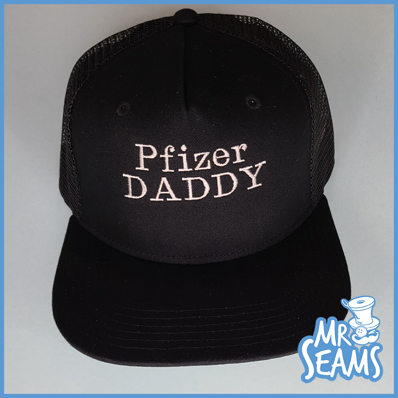 Vaccinated Beanies & Hats daddy trucker hat.