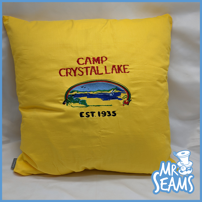 camp crystal lake pillow