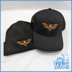 Death's Head Hawk-moth hat and beanie