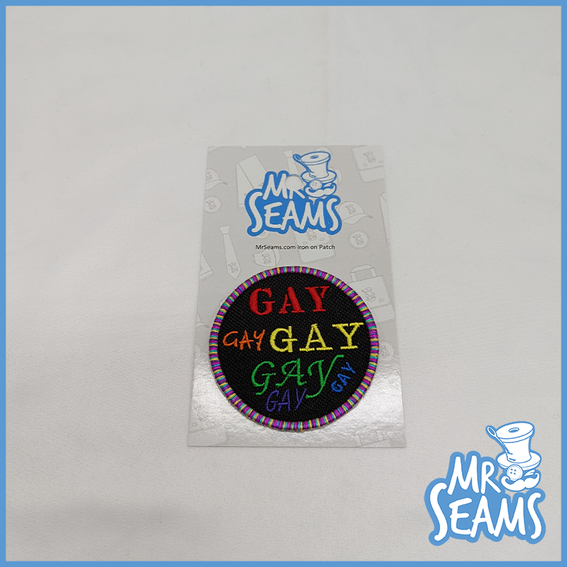 gay gay gay patch