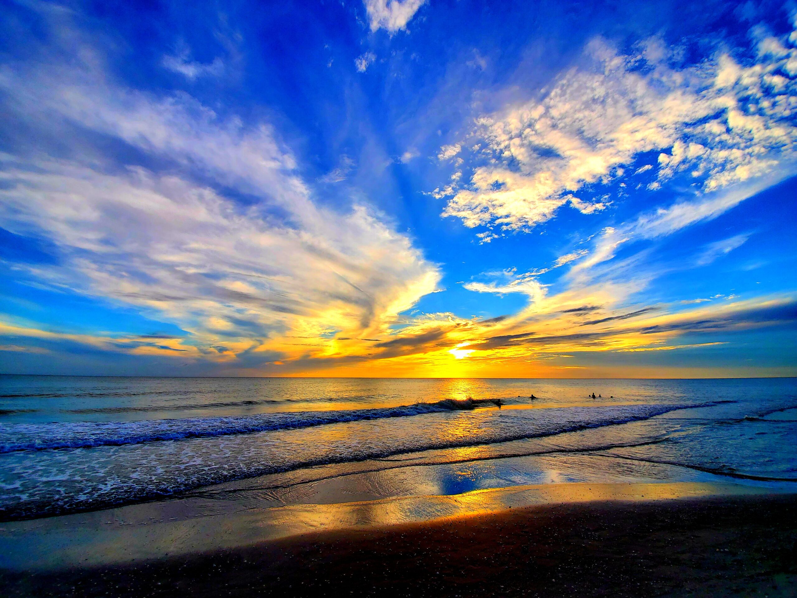 Sunset @ Captiva Blue & Gold