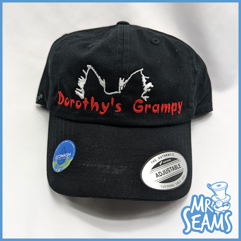 Dorothy's grumpy dad hat.