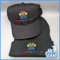 Adopt Dont Shop Rainbow Hat and Beanie