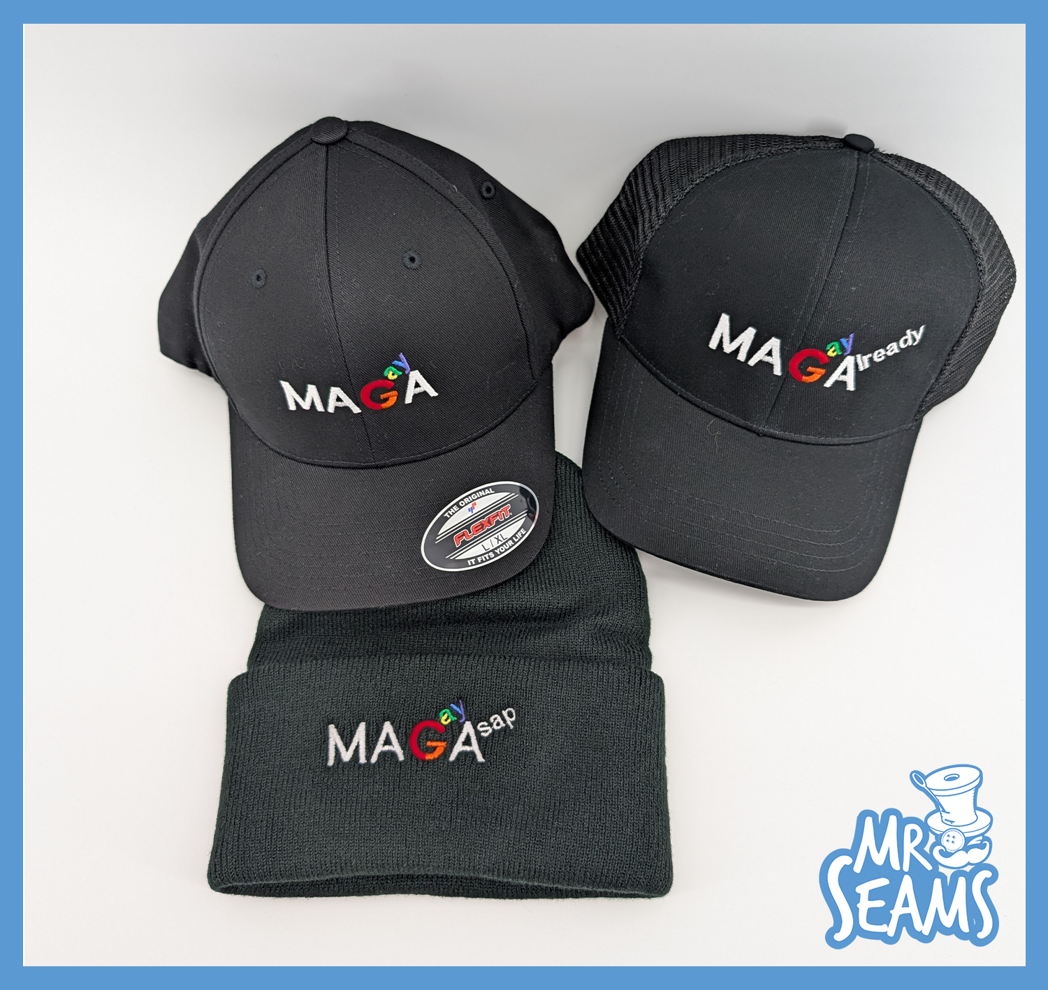 Make America Gay Again Pride Hats and Beanies