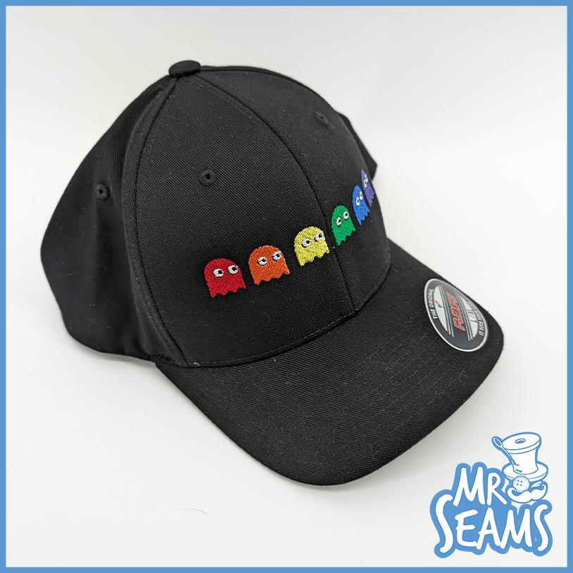 Pride Ghosts Flex Fit Hat Angle