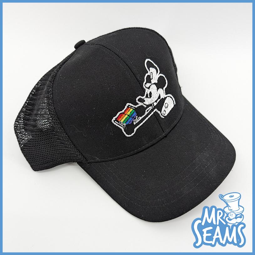 Steamboat Willie Trucker Hat Angle